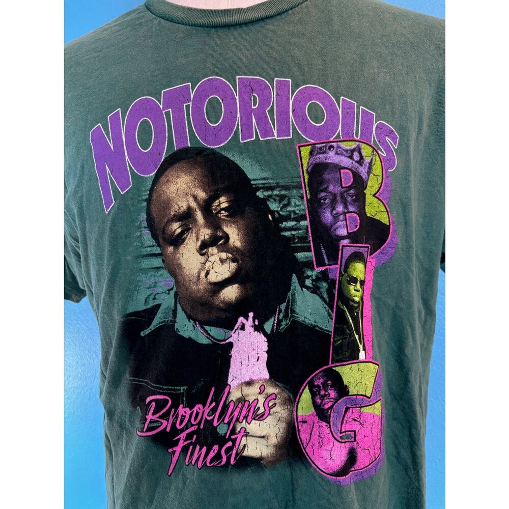 NWOT Brooklyn Mint The Notorius B.I.G. 100% Cotton Graphic T-Shirt Tee L